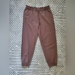Athleta Metropolis Jogger Sz 8 Mineral Brown